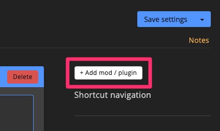Config template - add plugin to configs
