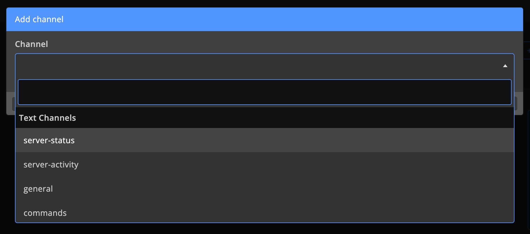 Discord bot - Add stats channel 2