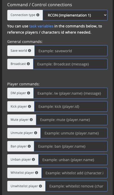 Blueprint - Blueprint form - Command and control