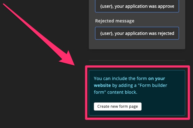 Community - Forms - Create form 5