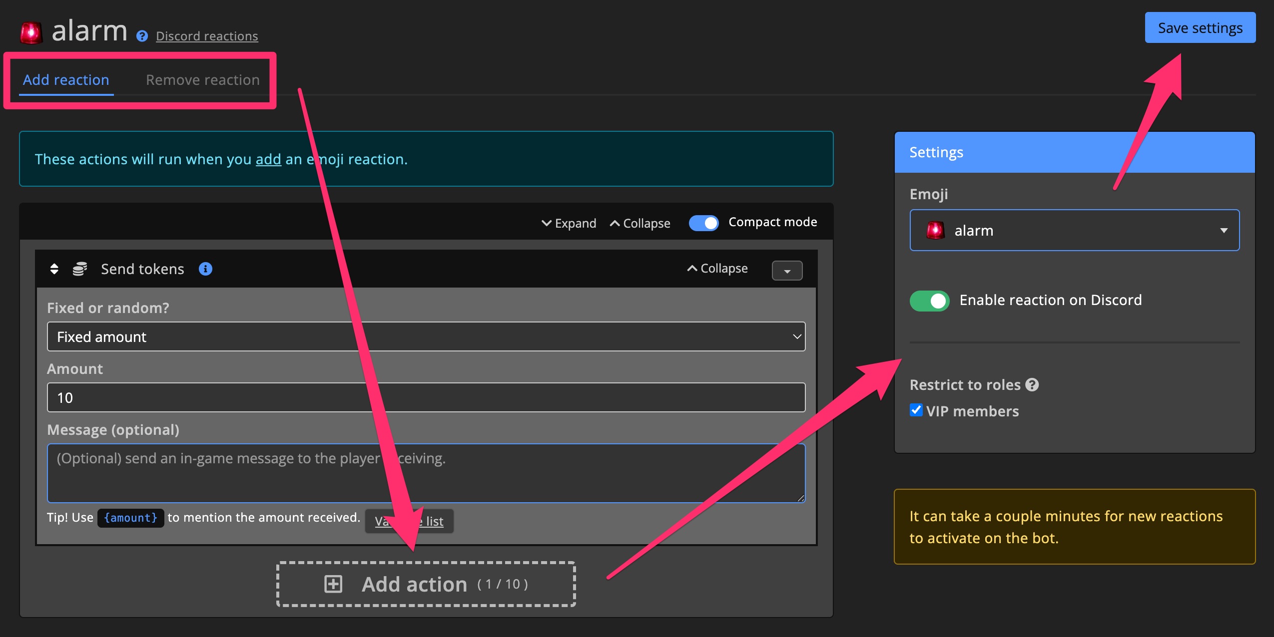 Discord bot - Create emoji reaction 3