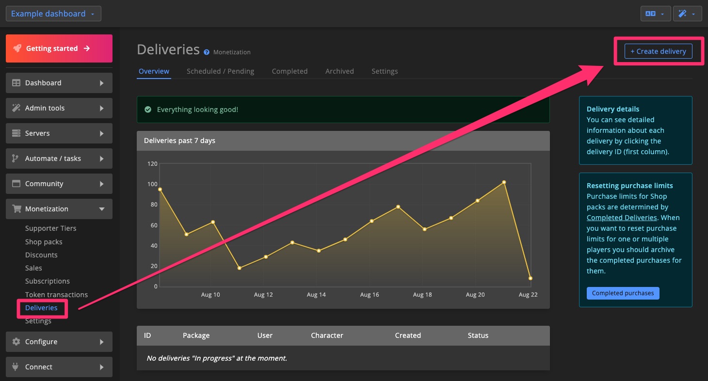 Monetization - Manual Delivery 1