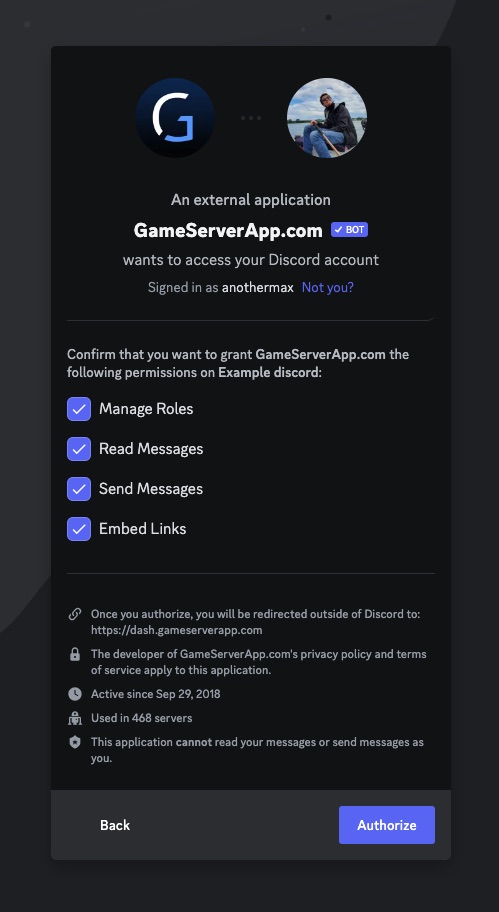 Discord bot - Group log setup 5
