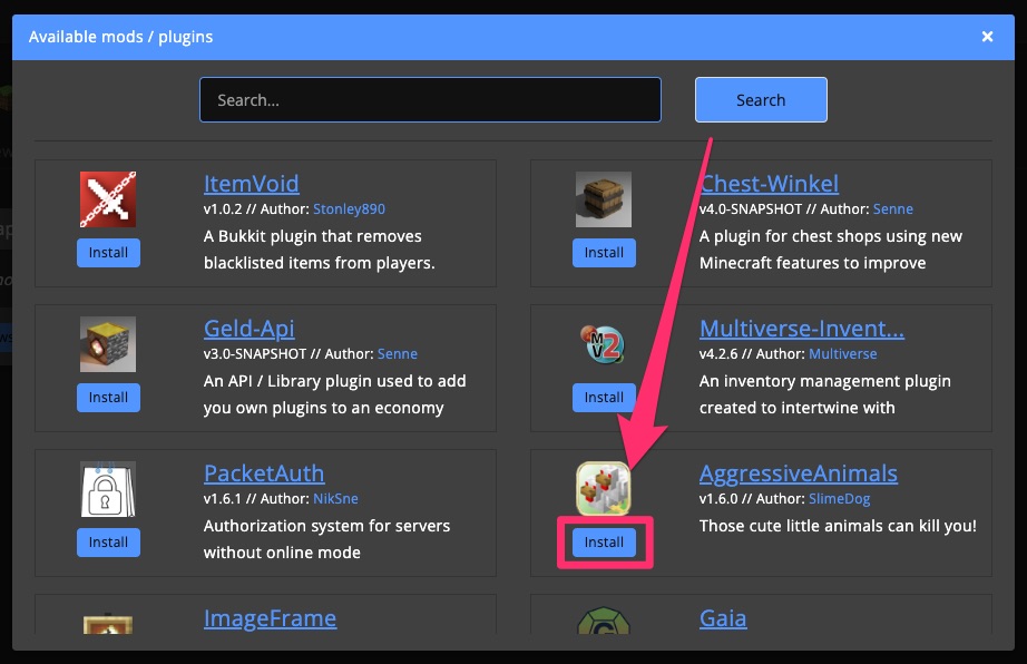 Mods & plugins - install plugin 2