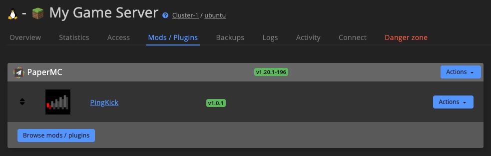 Mods & plugins - install plugin 4
