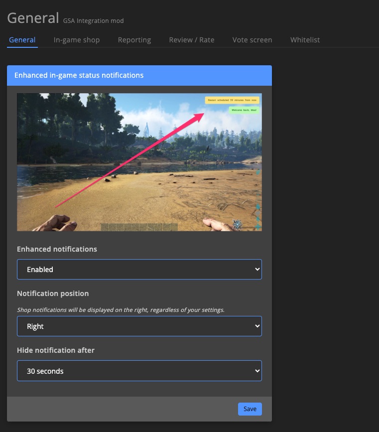 Notification Settings