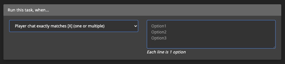Automations / Tasks - type - Trigger / event
