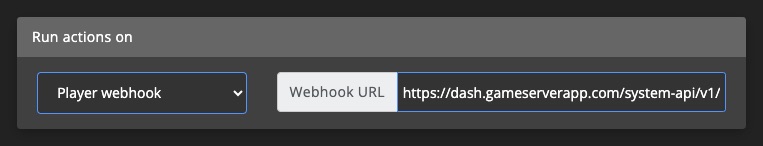 Automations / Tasks - type - Webhook